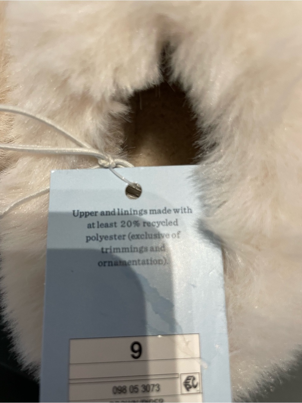 Cat & Jack Toddler Piper Faux Fur Cuff Scuff Slippers Brown 9 NWT - Picture 8 of 8